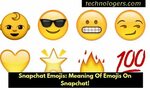 What is the Snapchat Emojis meanings 😲 Check out Snapchat em